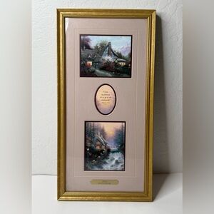 Vintage 1996 Thomas Kinkade "Love" Authentic Framed Print Song Of Solomon Decor